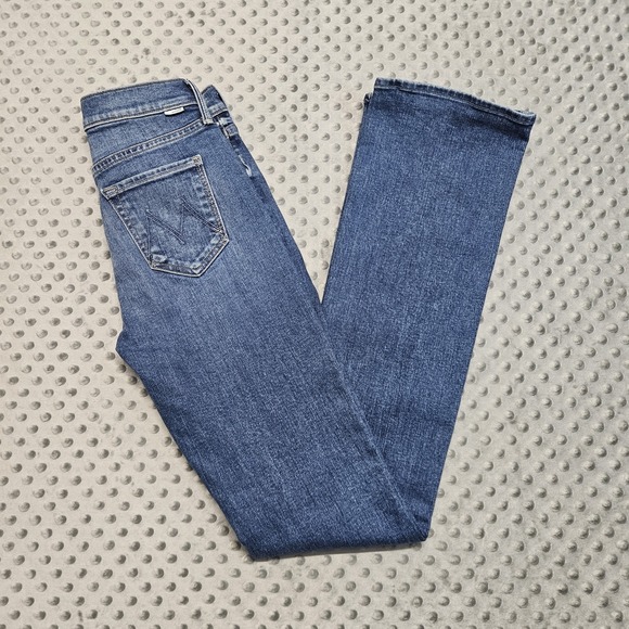 MOTHER The Insider Jeans In So Long 33" Size 25 Womens - Picture 3 of 15